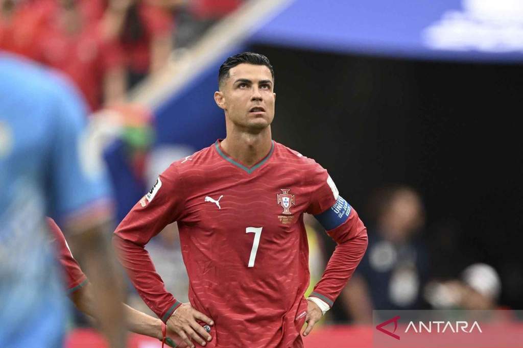 Mikel Merino merayakan gol tunggal Spanyol yang menyingkirkan Portugal di Piala Dunia 2026