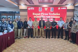 Rapat Pleno Terbuka KPU DKI Jakarta mengenai Daftar Pemilih Berkelanjutan